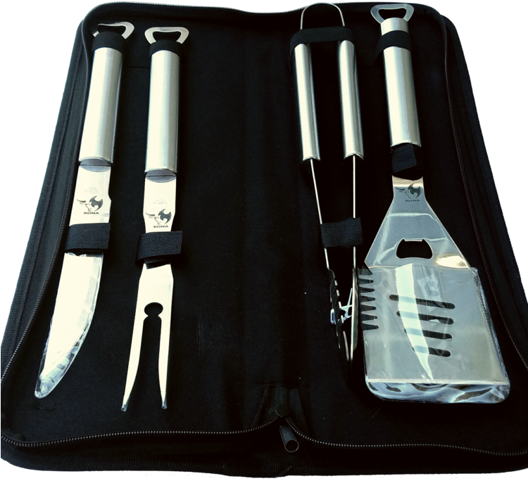 Kona Grill Tools Set - Knife (749x700), Png Download