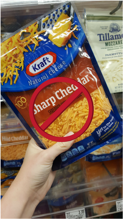 This Pre-shredded Cheese Bag Is Not Recyclable And - Whole Grain (800x800), Png Download