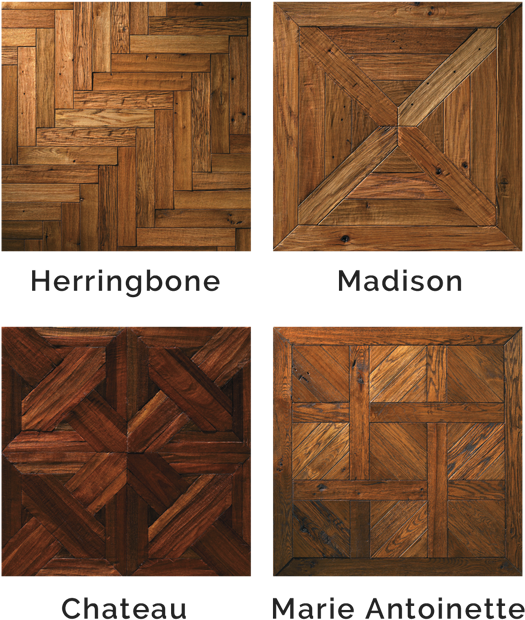 More Custom Patterned Flooring And Printed Designs - Herringbone Parquet (550x639), Png Download