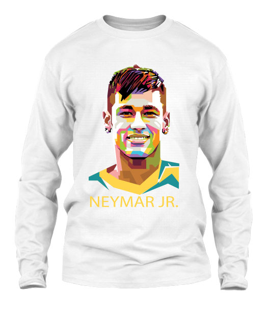 Neymar T-shirt - T-shirt (530x630), Png Download
