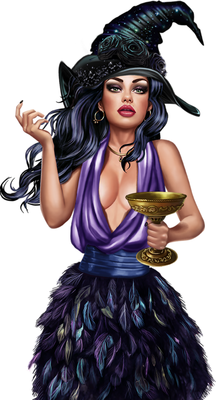 Tubes 3d Artist Alehandra Vanhek 3d Artist, Vampires, - Sexy Witch Png (433x800), Png Download