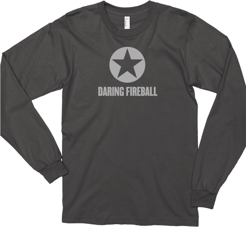 Thumbnail Of An Asphalt Gray Long Sleeve Daring Fireball - Equality Over All Symbol (800x800), Png Download