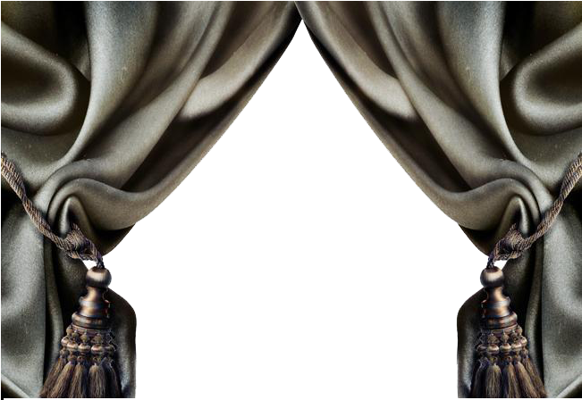 Theater Drapes And Stage - Silver Stage Curtain Png (650x481), Png Download