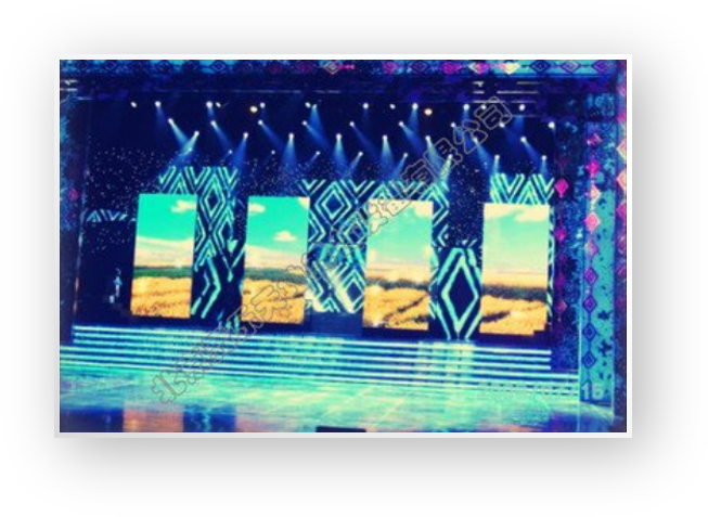 Electrically Opposed Led Screen System - Modern Art (659x480), Png Download