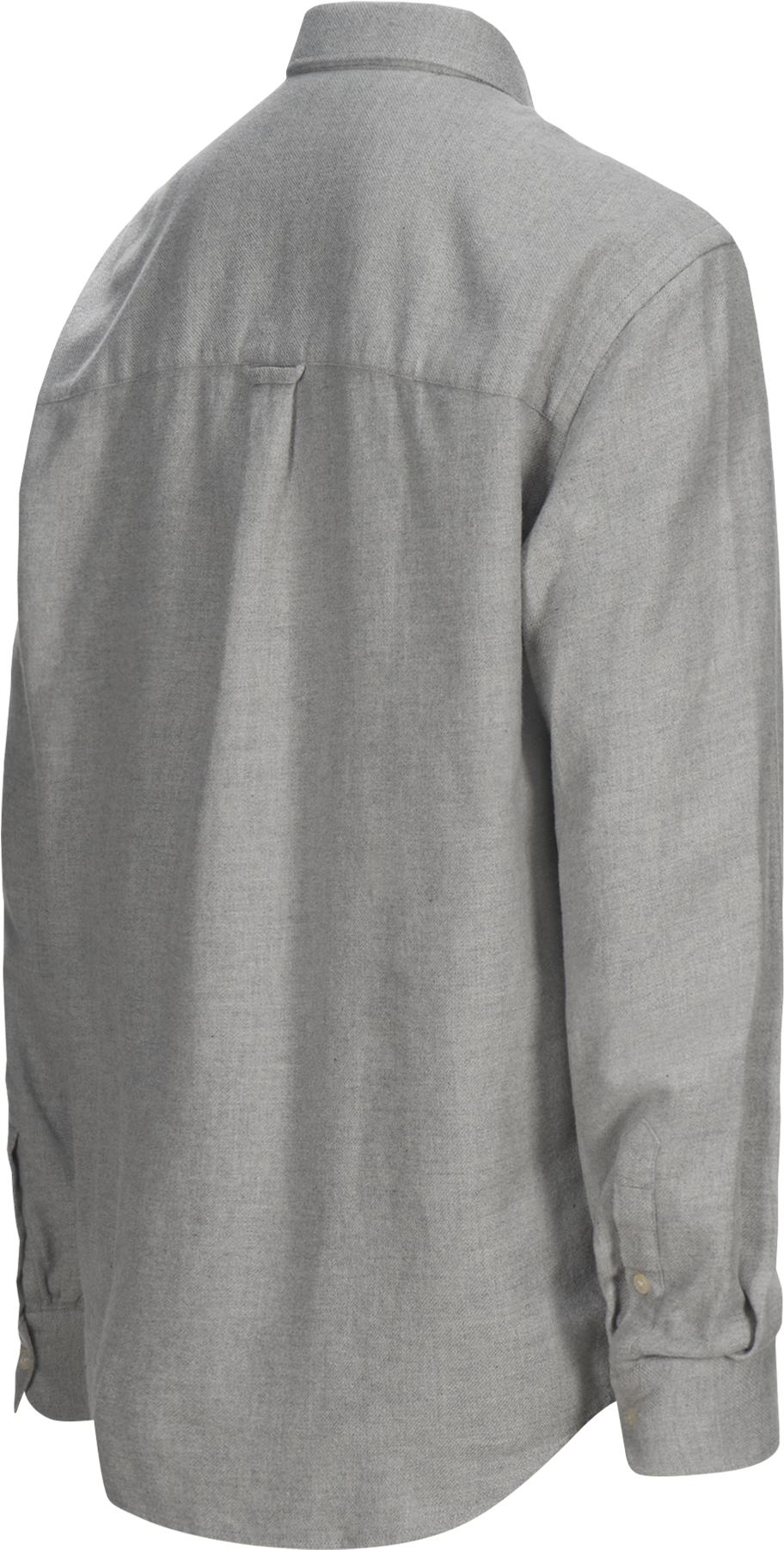 Men's Steve Flannel Shirt Med Grey Mel - Long-sleeved T-shirt (1500x2000), Png Download