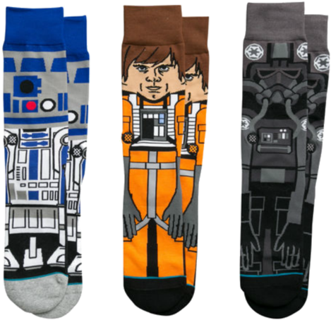 Meia Star Wars Stance (640x960), Png Download