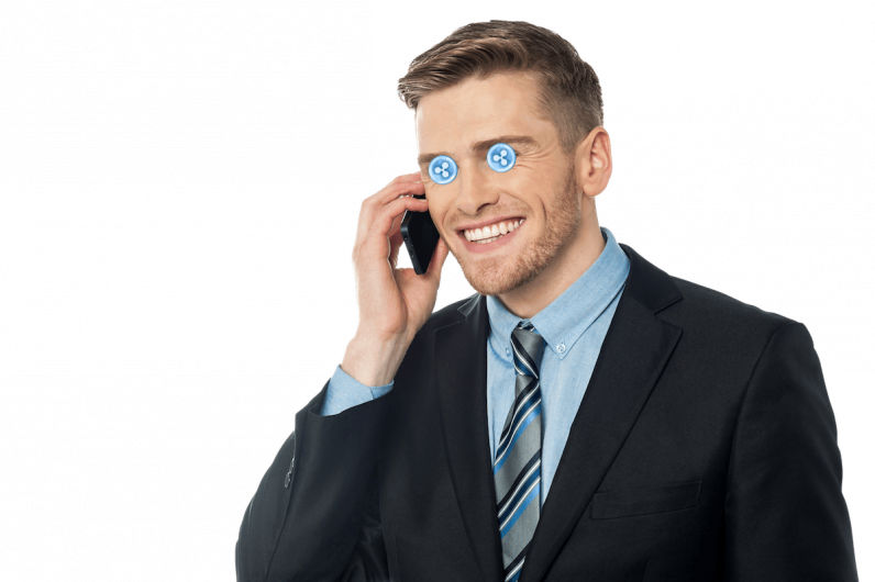 The Underdog - Business Man On Phone Png (796x530), Png Download