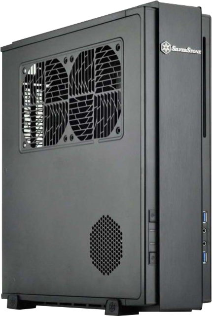Sale Silverstone Sst-ml07b Milo Mini Itx Case - Silverstone Ml07 (750x750), Png Download