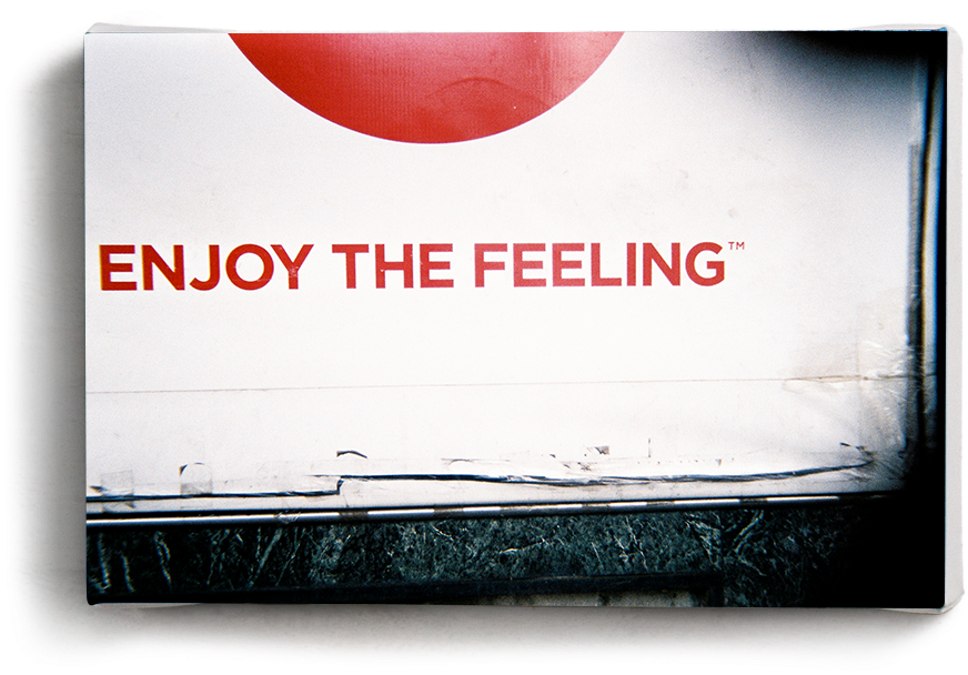 Canvas Print Enjoy The Feeling - Sign (1000x1000), Png Download