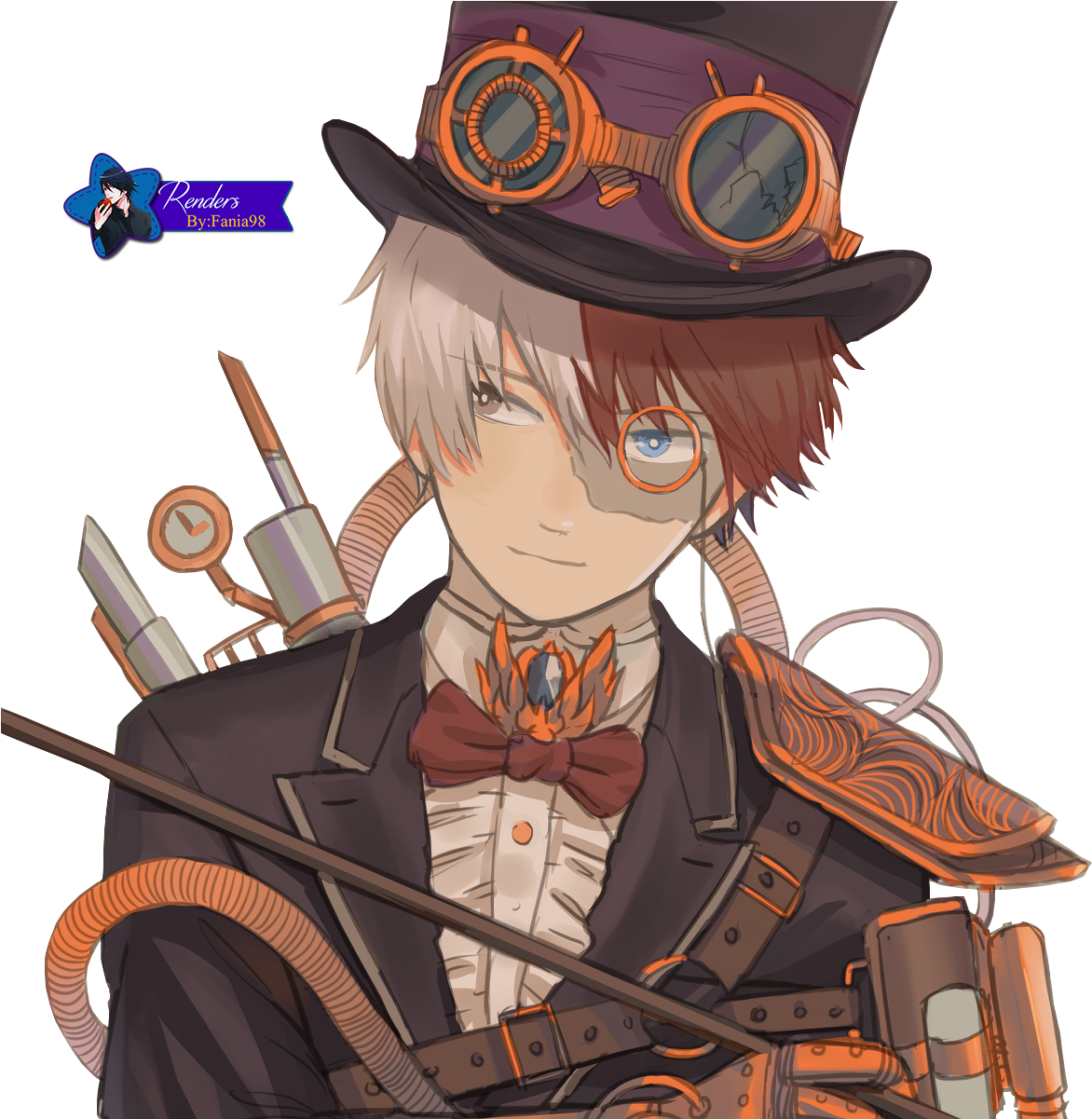 My Hero Academia Steampunk (1200x1200), Png Download