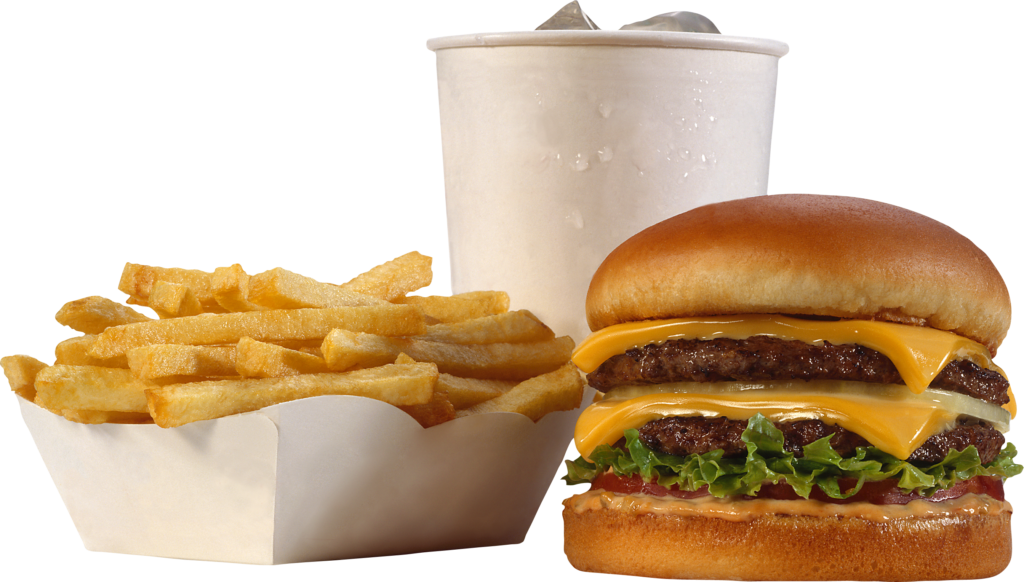 Zinger Burger Top 10 Zinger Burger And French Fries - Generic Fast Food (1024x582), Png Download