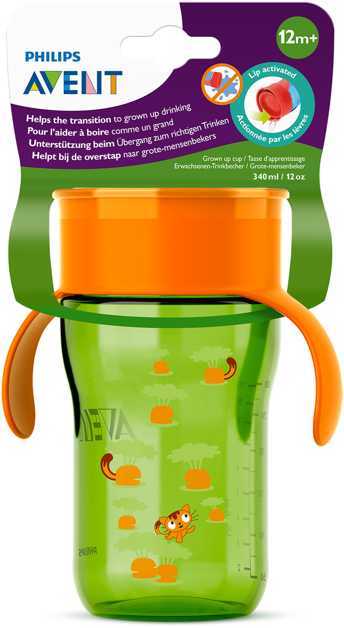 Grown Up Cup 340ml 18m - Avent (1280x1280), Png Download