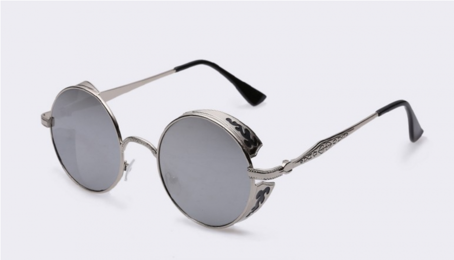 Steampunk Vintage Sunglass - Sunglasses (900x1115), Png Download