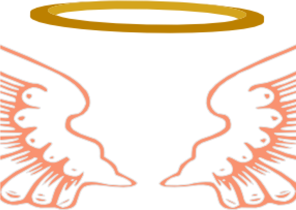 Graduation Cap Hatenylo Com Angel With Wings - Angel Wings Png Cartoon (1024x1024), Png Download