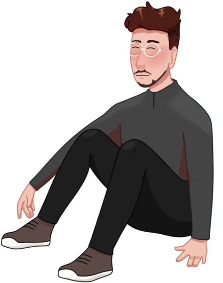Sitting (540x630), Png Download