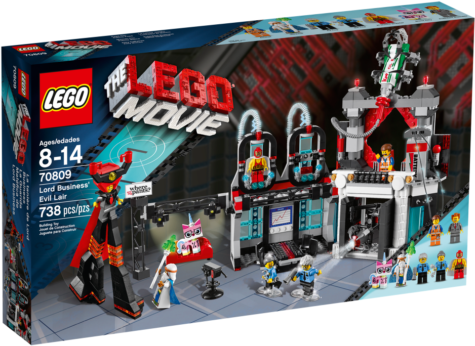 Lord Business Evil Lair 70809 Lego Set - Lego Movie Lord Business Evil Lair (1000x750), Png Download