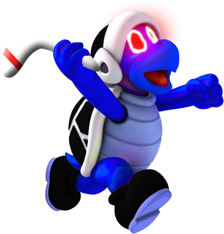 Mario Dark Boomerang Bro (836x812), Png Download