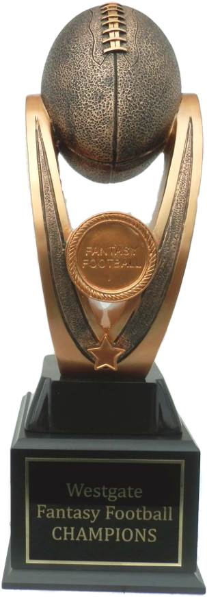 Fantasy Football Perpetual Trophy - Trophy (900x900), Png Download