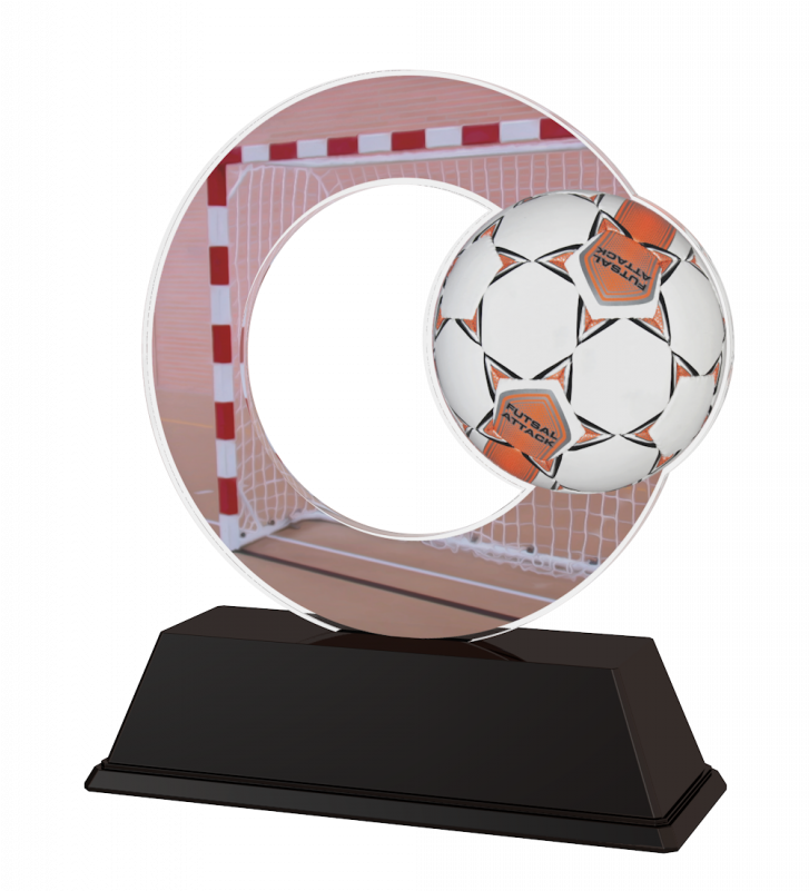 Rio Futsall Indoor Football Trophy - Trophy (800x800), Png Download