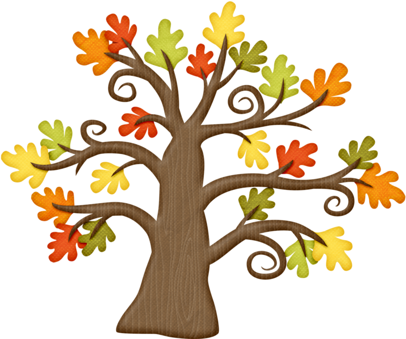 Faℓℓ ‿✿⁀○ Fall Clip Art, Button Tree, - Materyal Ağacı (800x668), Png Download