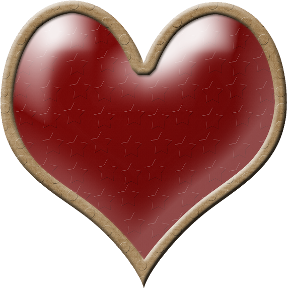 Free Digital Scrapbook Elements - Heart (620x620), Png Download
