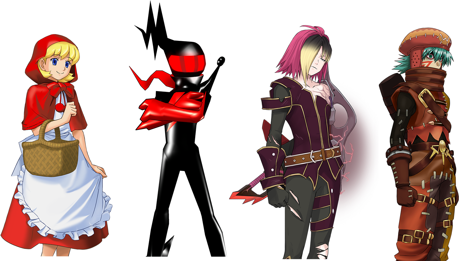 Project X Zone 2 Cast Joined By 'resonance Of Fate' - Project X Zone 2 Shadow (1575x872), Png Download