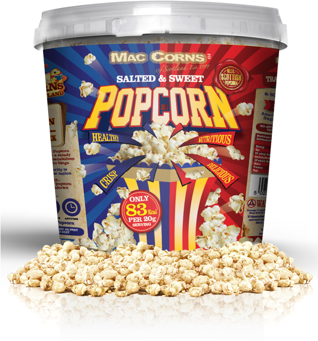 Maccorns Popcorn - Breakfast Cereal (619x716), Png Download