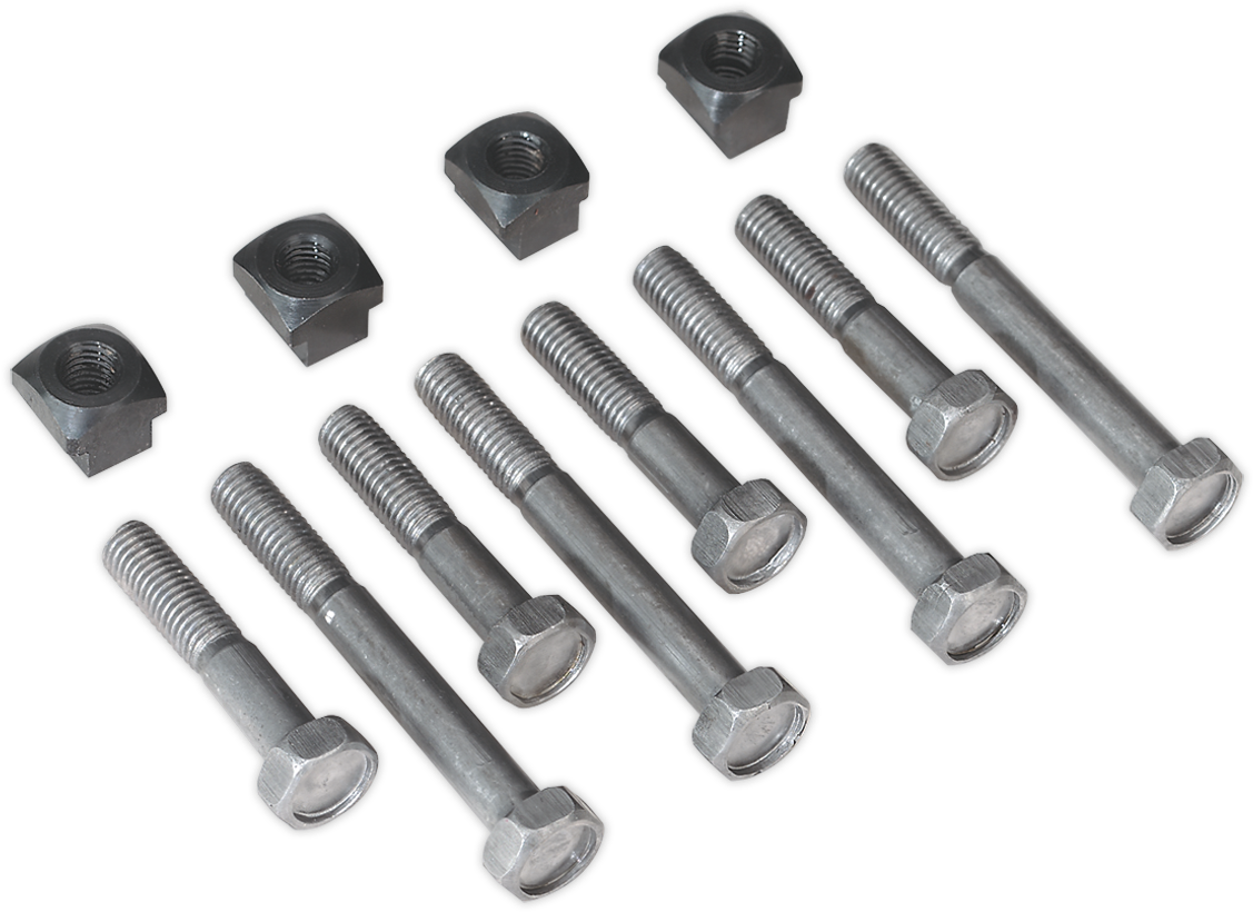 Details About Sm27tns Sealey T-nut Bolt Set 12pc [lathes] - T-nut (1200x1200), Png Download