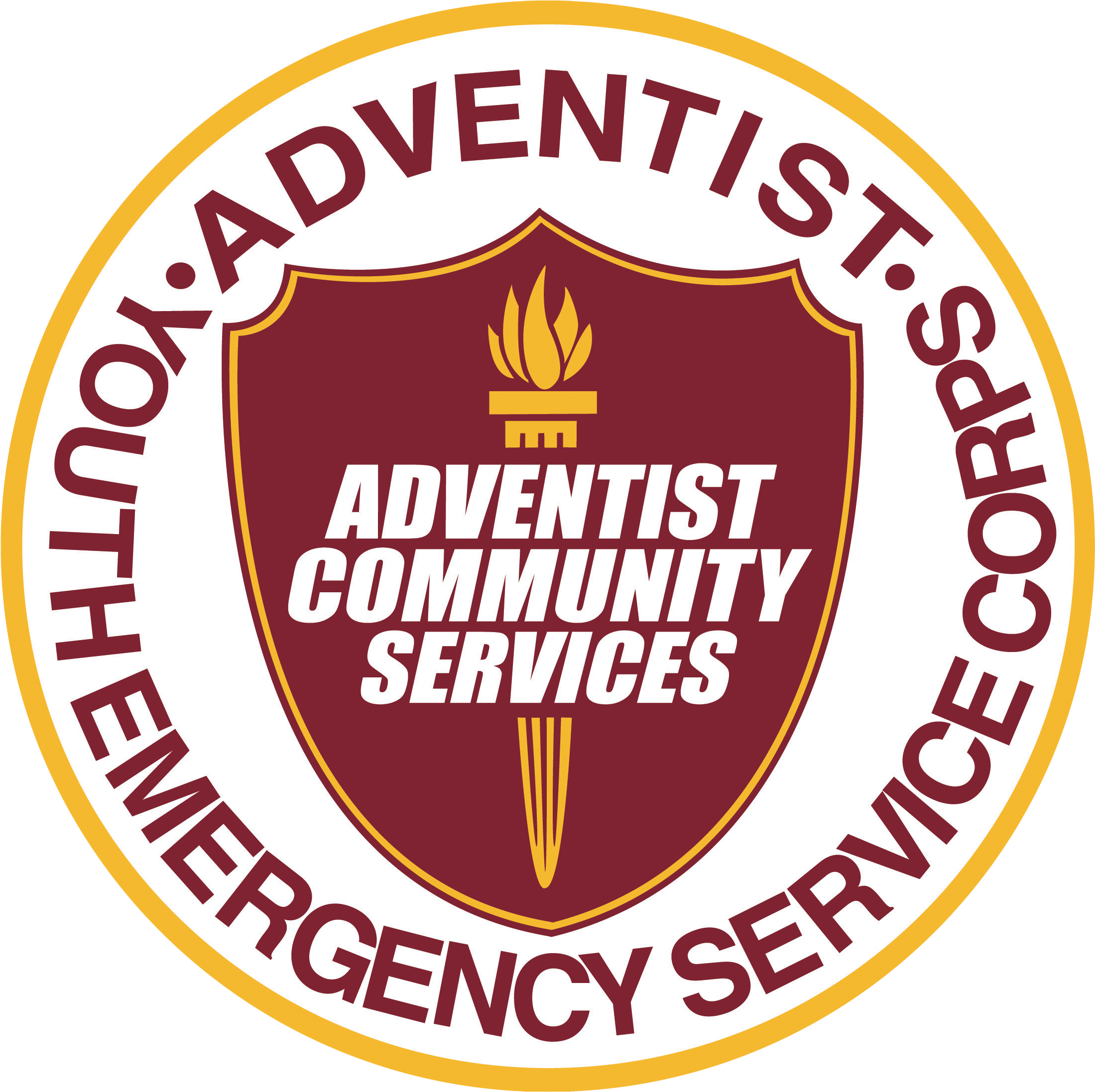 Adventist Youth Emergency Service Corps - Adventist Disaster Response Logo (2232x2193), Png Download