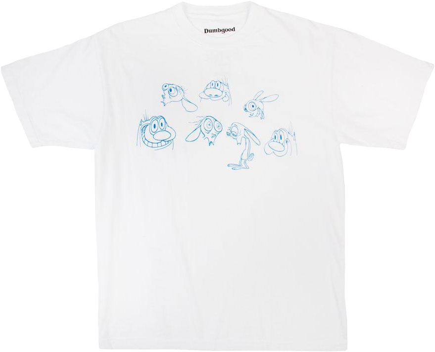 Ss Ren & Stimpy Blue Faces - Active Shirt (1000x1000), Png Download