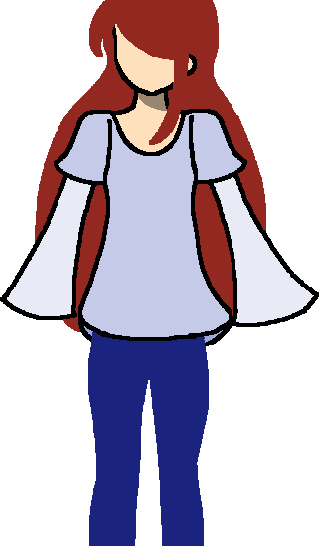 Alma's Everyday Wear - Cartoon (800x1110), Png Download