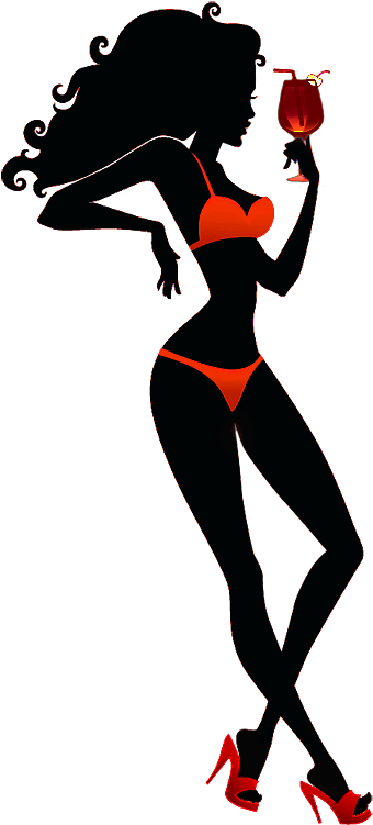 Silhouettes Fashion Silhouette, Woman Silhouette, Silhouette - Silhouette (425x770), Png Download
