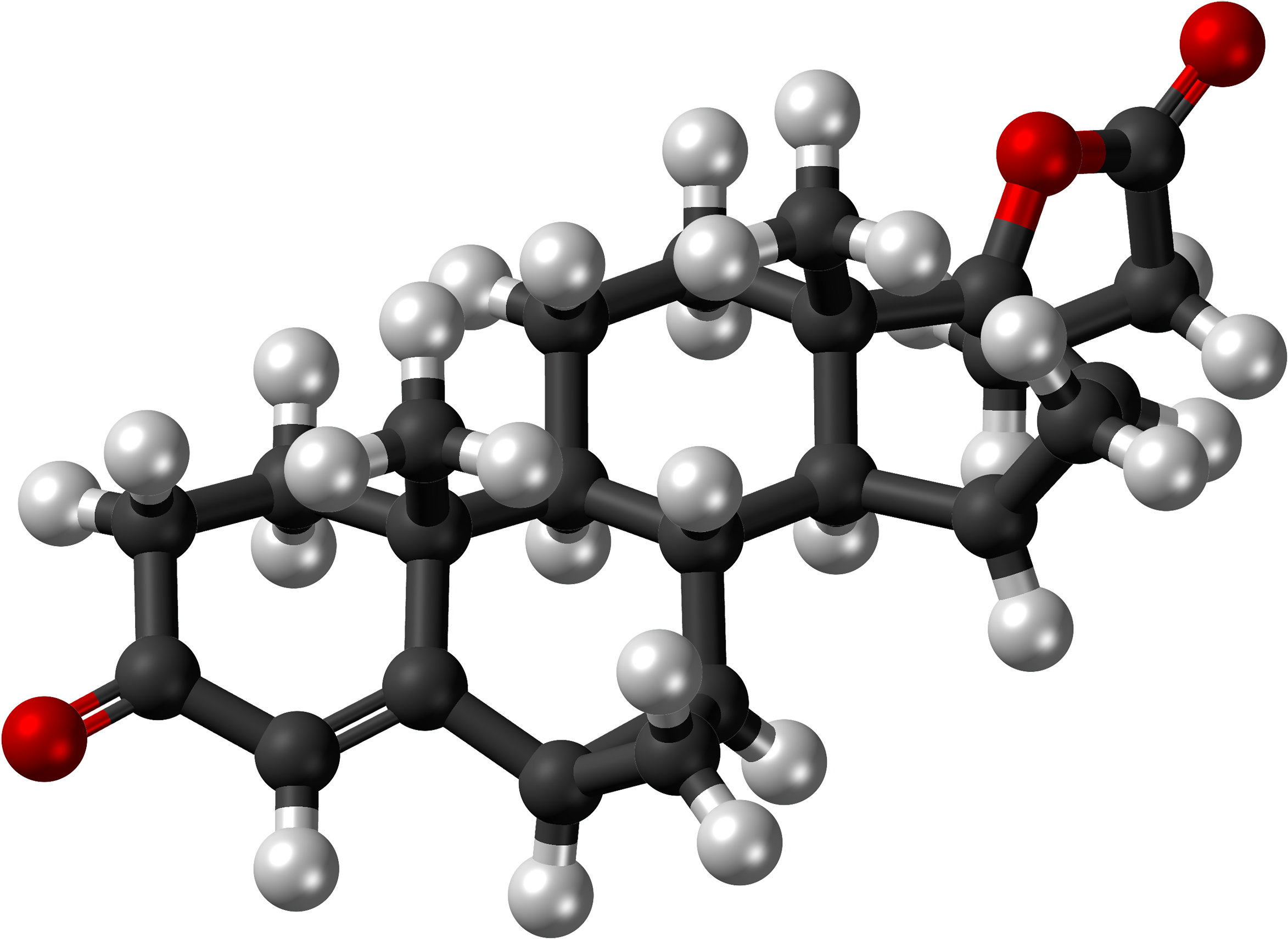 Drospirenone Molecule Ball (2560x1908), Png Download