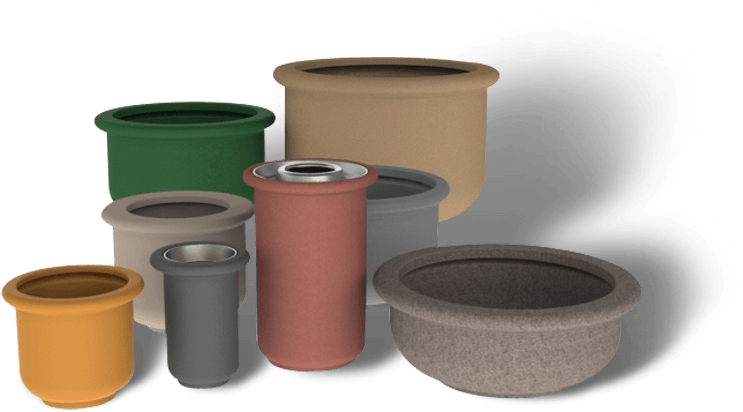 Wall Planters - Flowerpot (742x418), Png Download