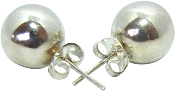 Sterling Silver Earring - Earrings (999x773), Png Download