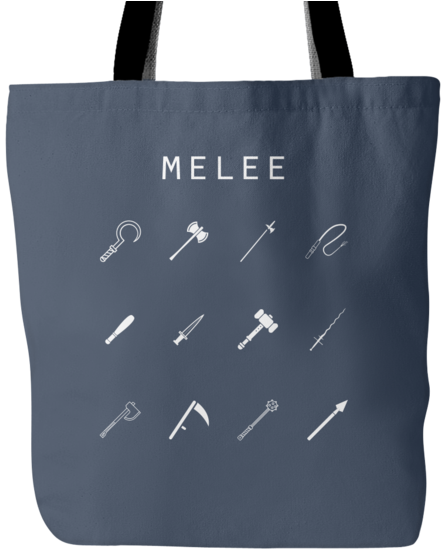 Melee Tote Bag - Tote Bag (600x600), Png Download