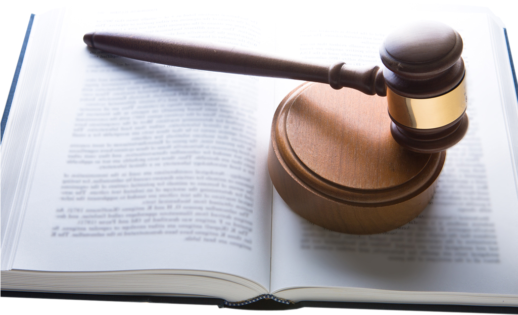 Gavel With Law Book Png Image - Law (1024x649), Png Download