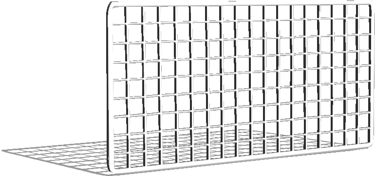 Wire Mesh, 18×9, White - Shelf (1200x1200), Png Download