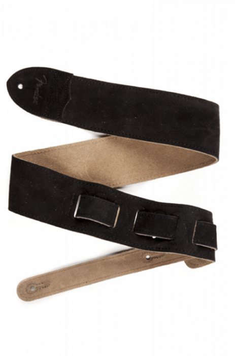 Fender 2 1⁄2" "f" Suede Guitar Strap, Black - Strap (700x700), Png Download