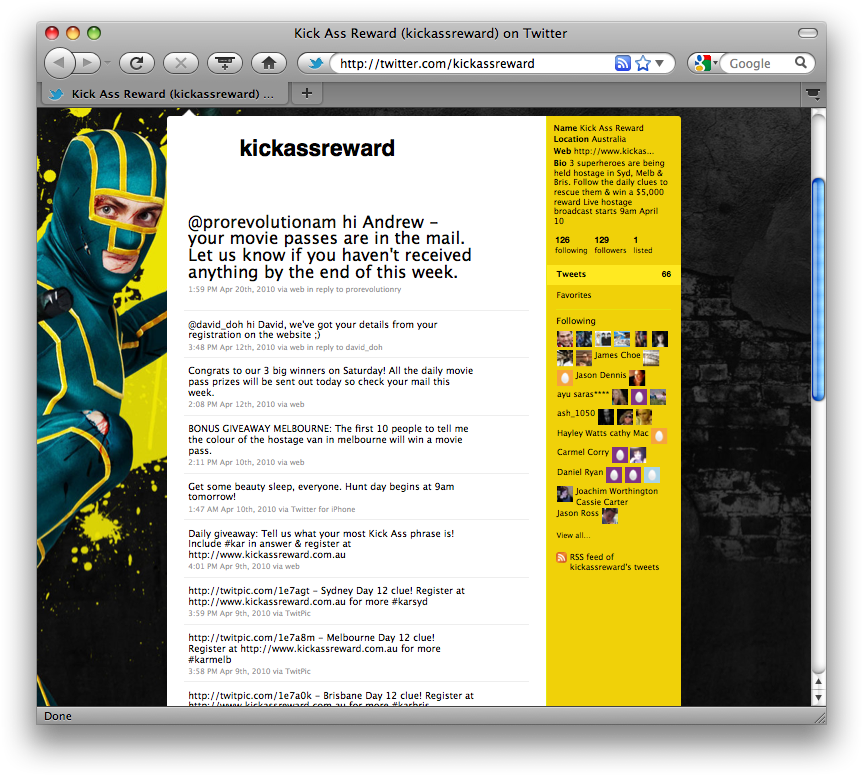 Kick Ass Reward Twitter - Natural Wallpaper For Desktop (869x782), Png Download