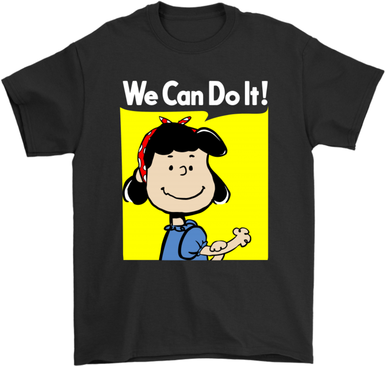 Lucy We Can Do It Strong Woman Snoopy Shirts-snoopy - Rosie The Riveter (900x900), Png Download