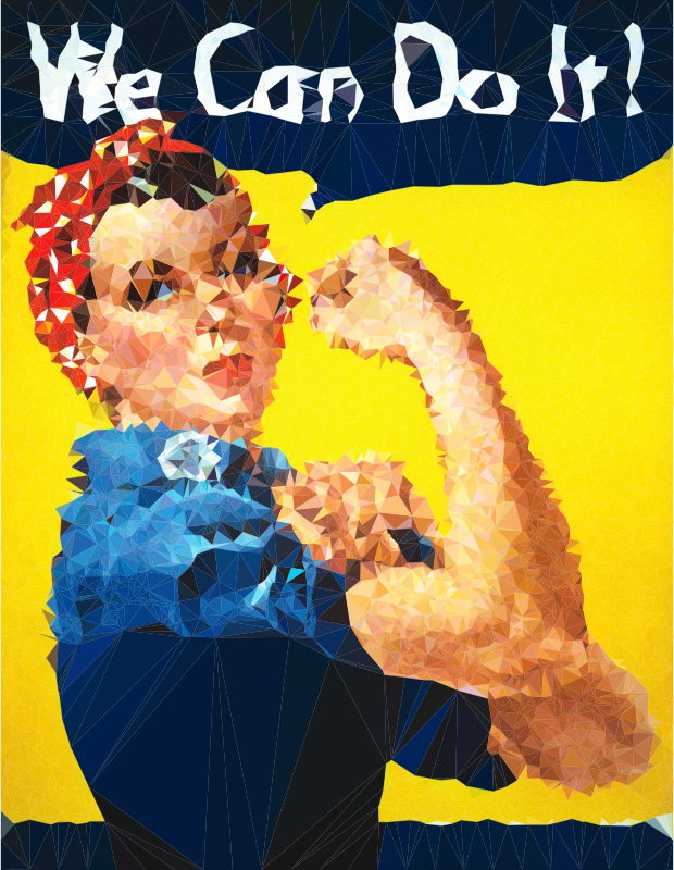 Medium Image - Rosie The Riveter (620x800), Png Download