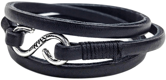 Kenton Michael Genuine Leather Strap And Sterling Triple - Strap (544x800), Png Download