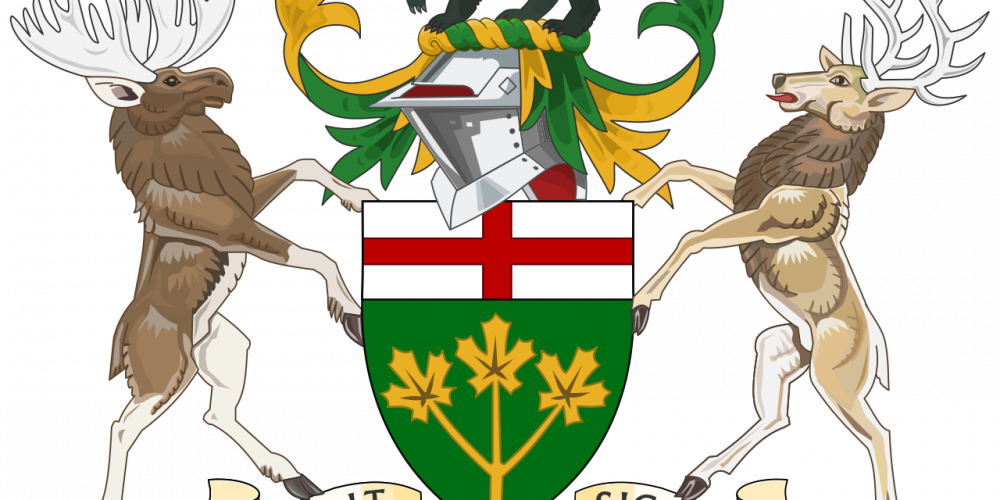 Ey Canada Will Review Ontario's Books - Coat Of Arms (1000x500), Png Download