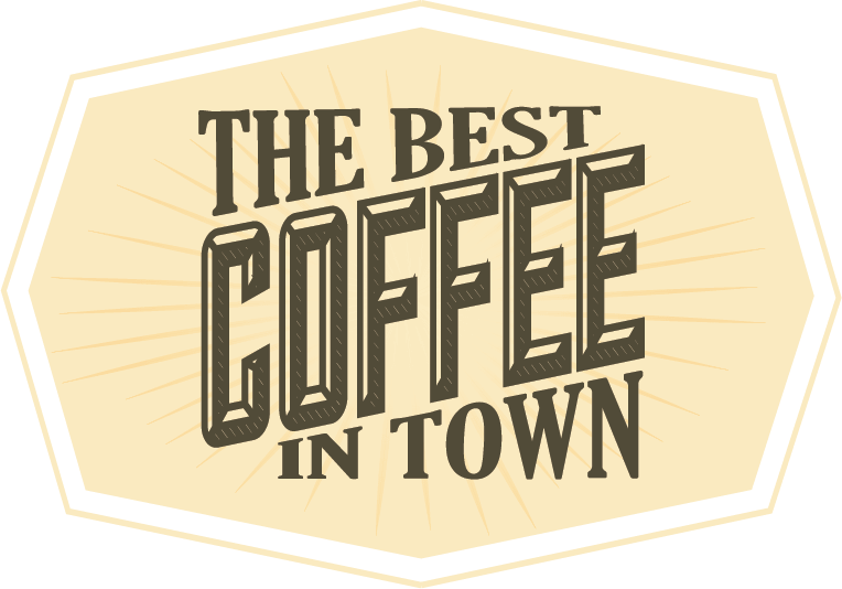 The Best Coffee In Town - Graphic Design (764x534), Png Download