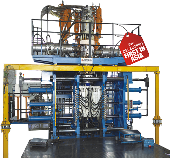 Water Tank Series Automatic Blow Moulding Machine - Stairs (587x577), Png Download