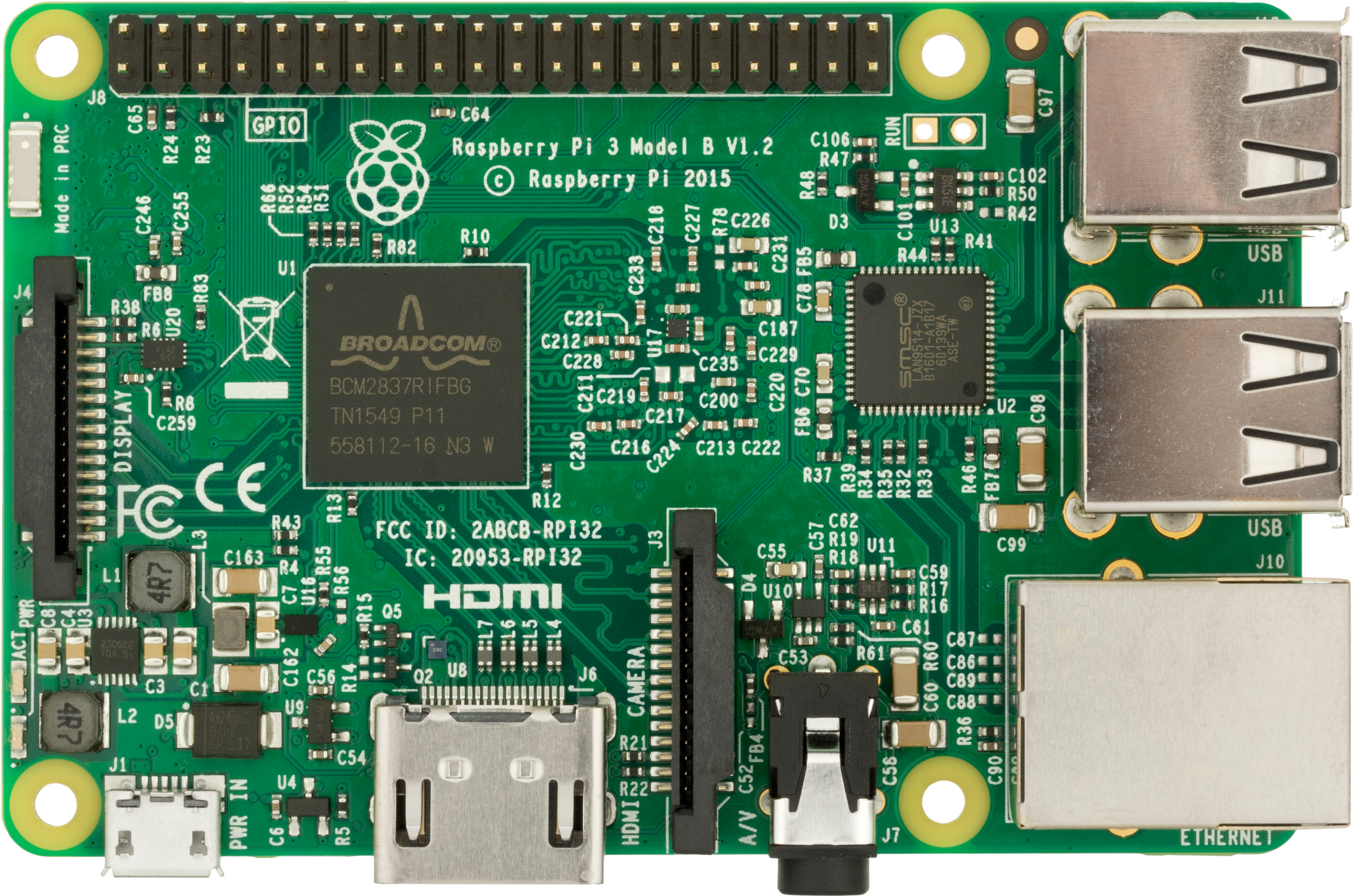 Raspberry Pi 3 Png (2500x1714), Png Download