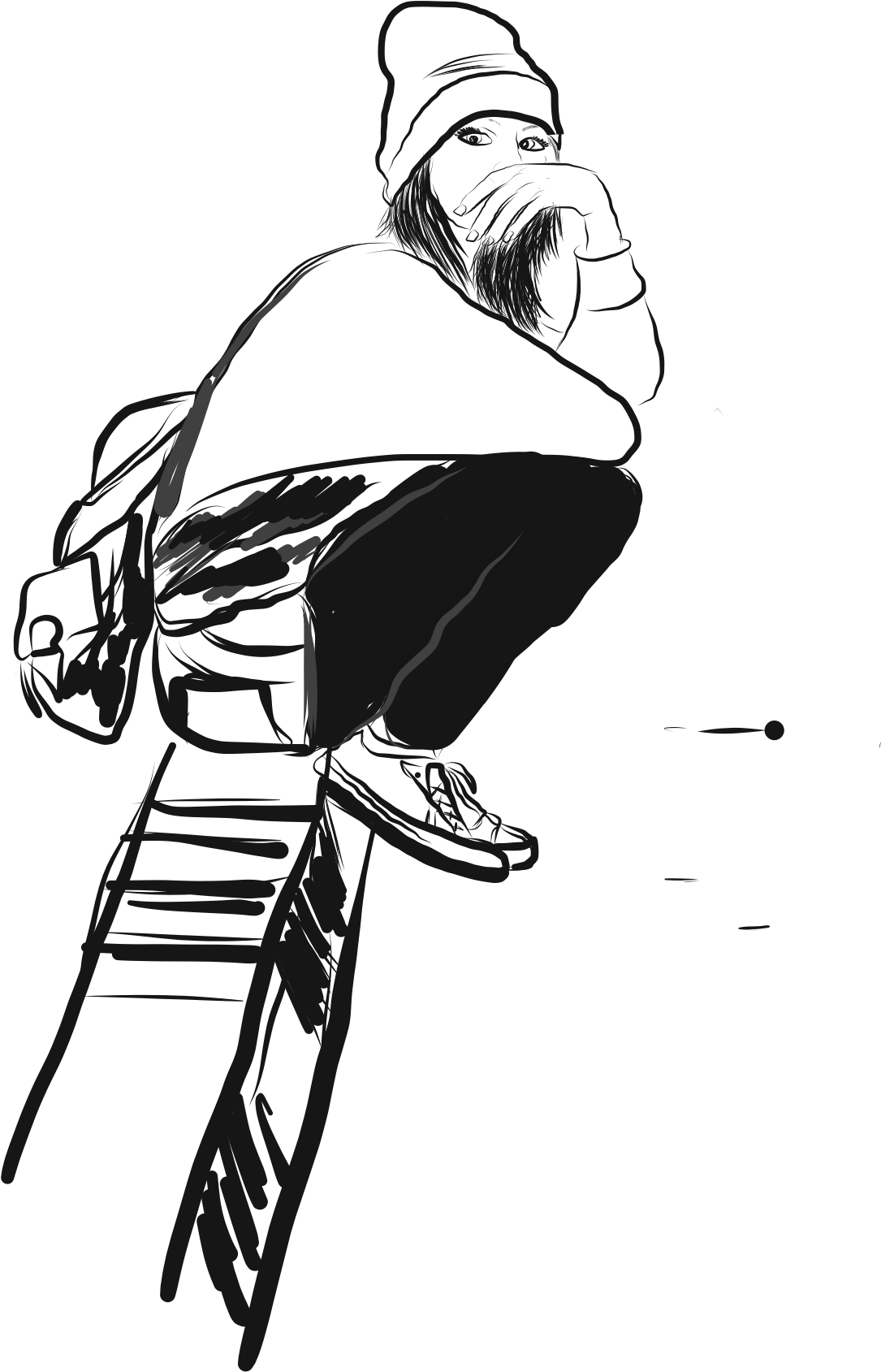 Graphic Free Download Denis Hotellier News Croquis - Illustration (1536x2048), Png Download