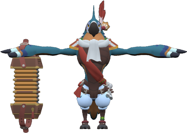 Download Zip Archive - Kass Breath Of The Wild (750x650), Png Download