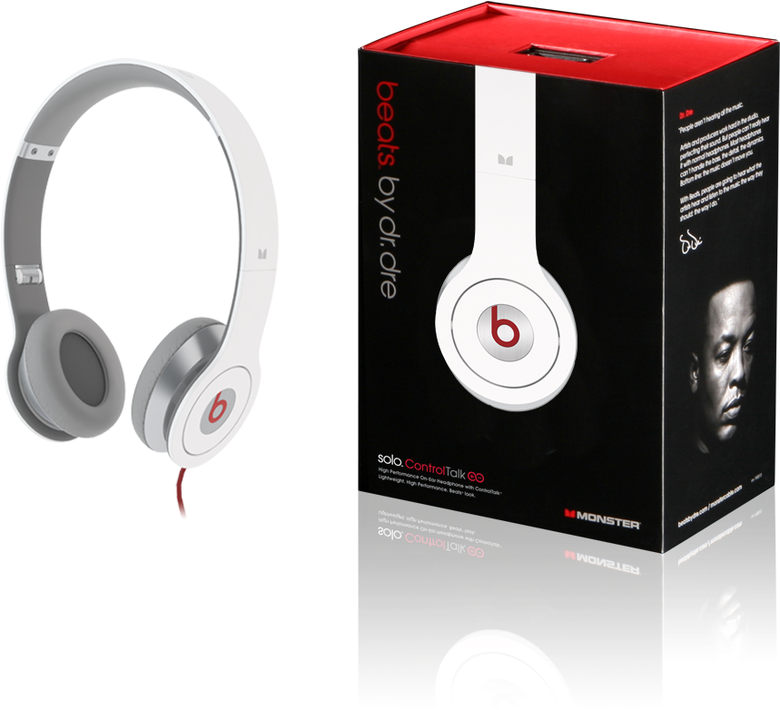 Beats By Dr - Beats By Dre Headphones Original (1019x894), Png Download